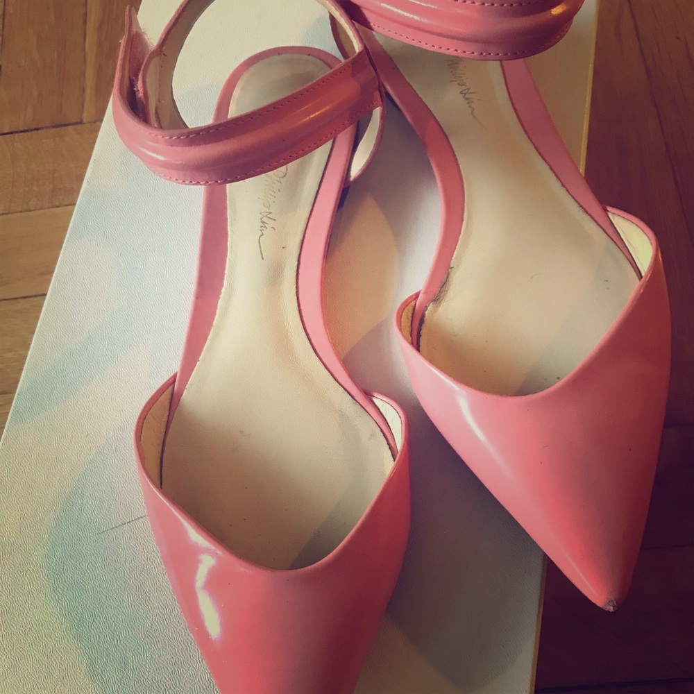3.1 Phillip Lim Pink Martini Ankle Strap Flats
